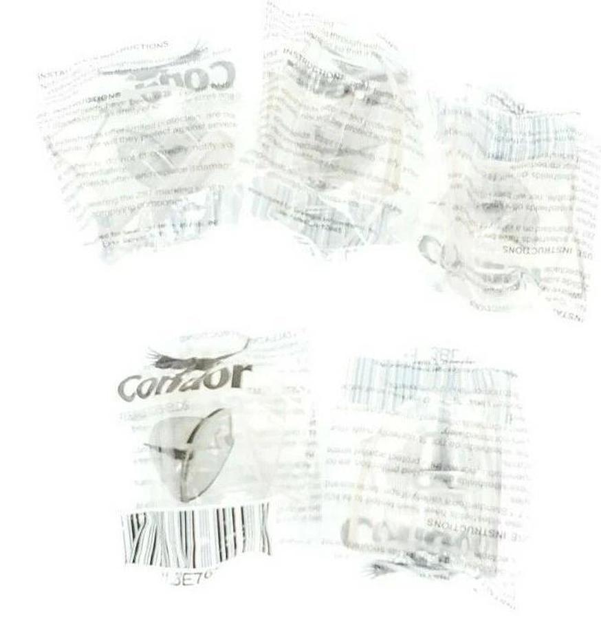 Used (5) PAIRS OF CONDOR 3BE76 SIDESHIELDS FOR SAFETY GLASSES
