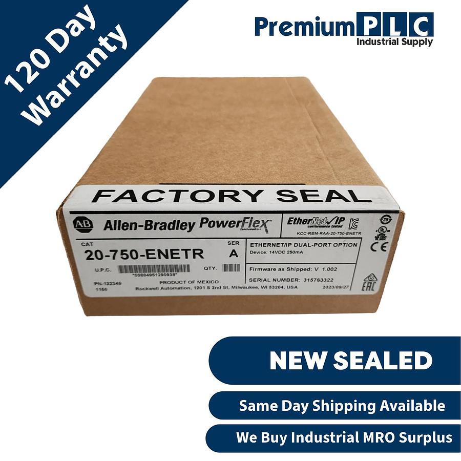 NEW FS ALLEN BRADLEY 20-750-ENETR /A PowerFlex Ethernet/IP DUAL-PORT OPTION 2023