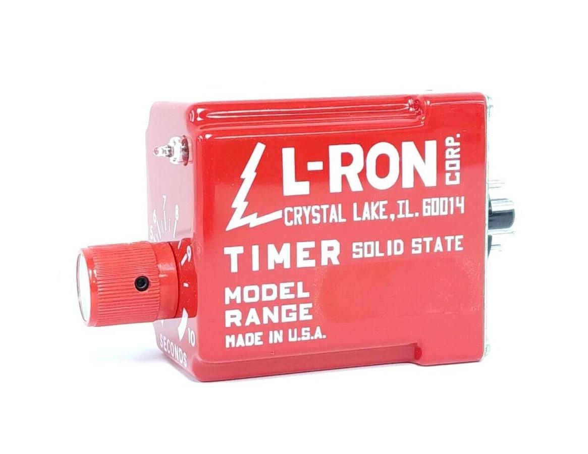 Used NEW L-RON CORP LT7-10-K66 / LT710K66 SOLID STATE TIMER .05-10 SEC