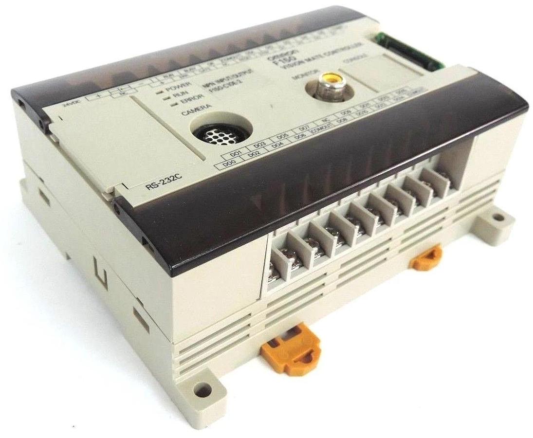 Used OMRON F150-C10E-2 VISION MATE CONTROLLER SOURCE: 24VDC 0.5A, MISSING (1) DOOR