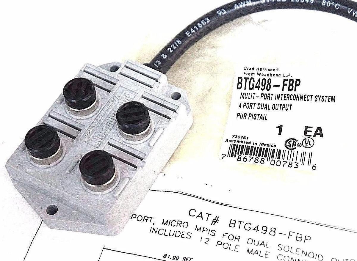 NEW BRAD HARRISON BTG498-FBP MULIT-PORT INTERCONNECT SYSTEM BTG498FBP
