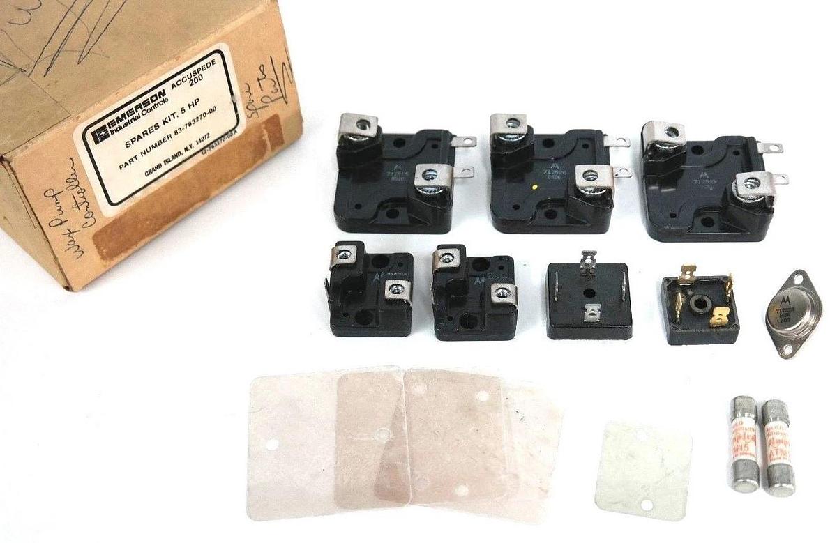 Used NIB EMERSON 83-783270-00 ACCUSPEDE 200 SPARES KIT, 5 HP, 8378327000