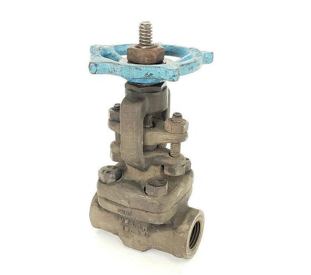 Used VELAN S-2054B-02TY GATE VALVE, SIZE 1/2", CLASS 900, 1975 PSIG, S2054B02TY