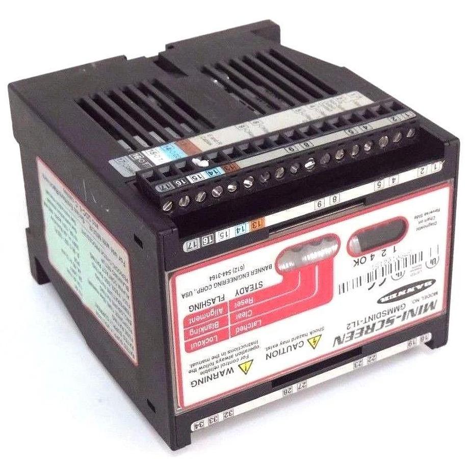 Refurbished LOT OF 4 REPAIRED BANNER GMMSDINT-1L2 MINI-SCREEN CONTROLLERS GMMSDINT1L2