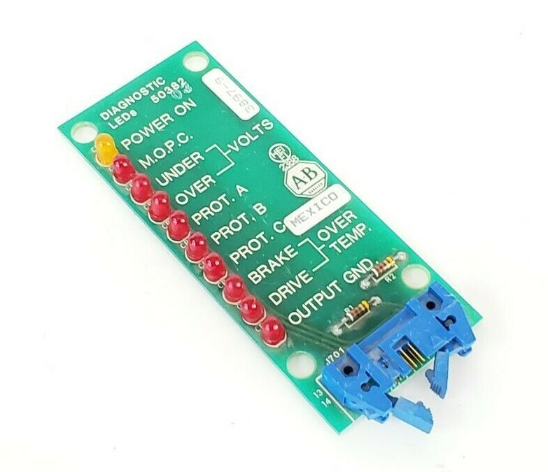 Used ALLEN BRADLEY 50382 DIAGNOSTIC LED BOARD 3897-9 118382 REV. 04