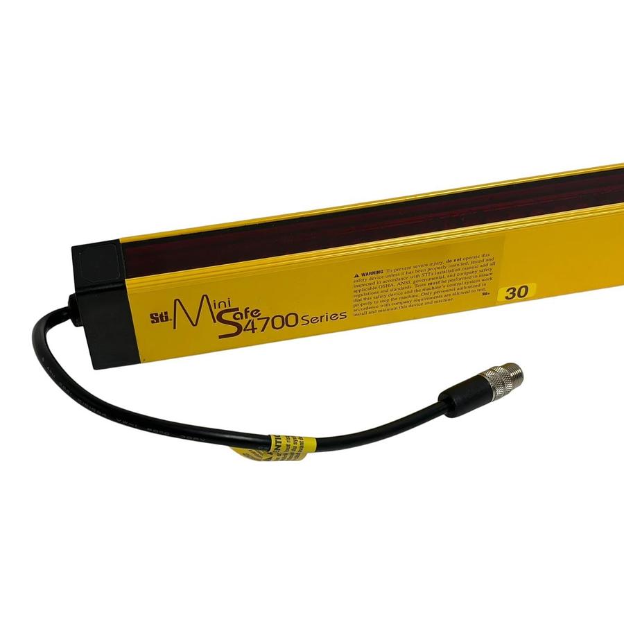 Used STI MiniSafe MS4700 Series MS47SR-30-1050-X Safety Light Curtain Transmitter New