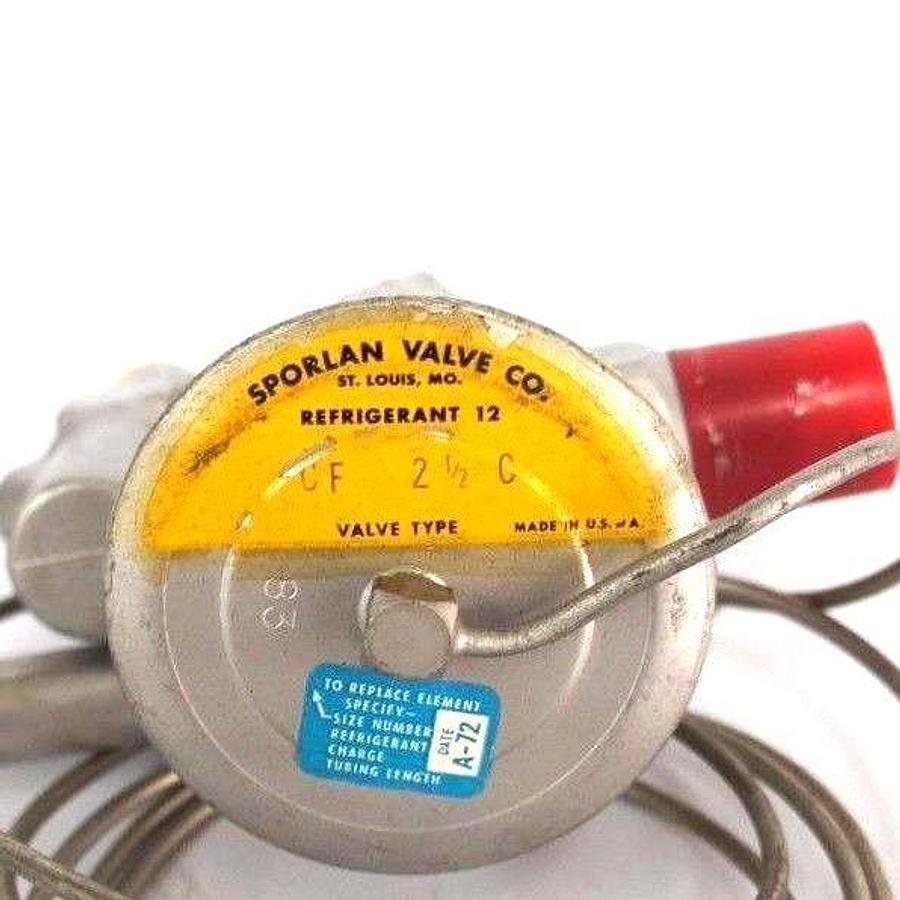 Used NEW SPORLAN VALVE CF 2-1/2 C VALVE REFRIGERANT 12, CF-2-1/2-C