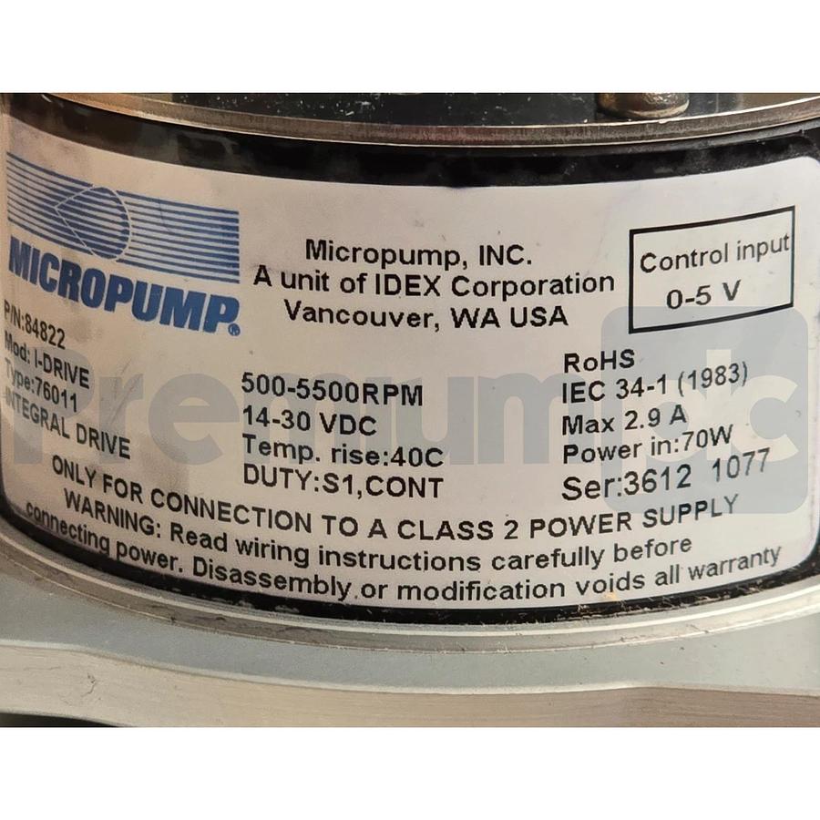 Domino 36610 | 36610RE RFB Pumphead Type 1 Peristaltic DCP Pump Head NSMP