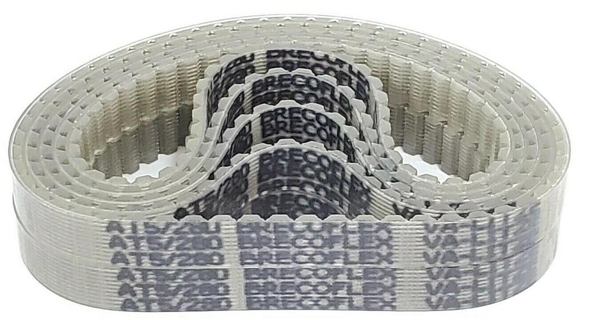 Used LOT OF 10 NEW BRECOFLEX AT5/280 TIMING BELTS TPUAU1-VA