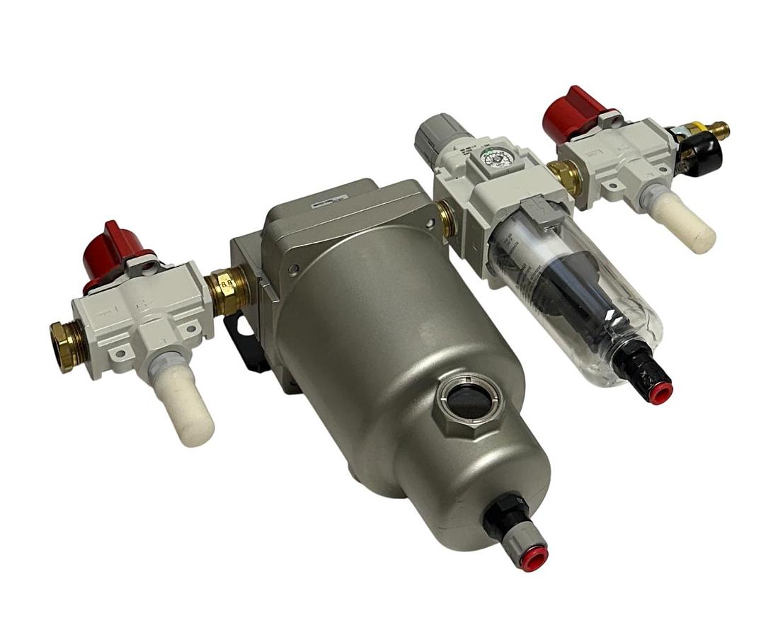 Used SMC AMG550C-N06BC / AW40-N06DE-Z-B / VHS40-N06B-Z PNEUMATIC ASSEMBLY OEM NSNP