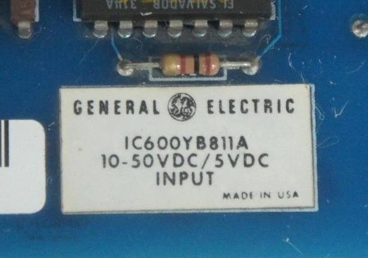 Used GE FANUC IC600YB811A INPUT MODULE 10-50VDC/5VDC INPUT