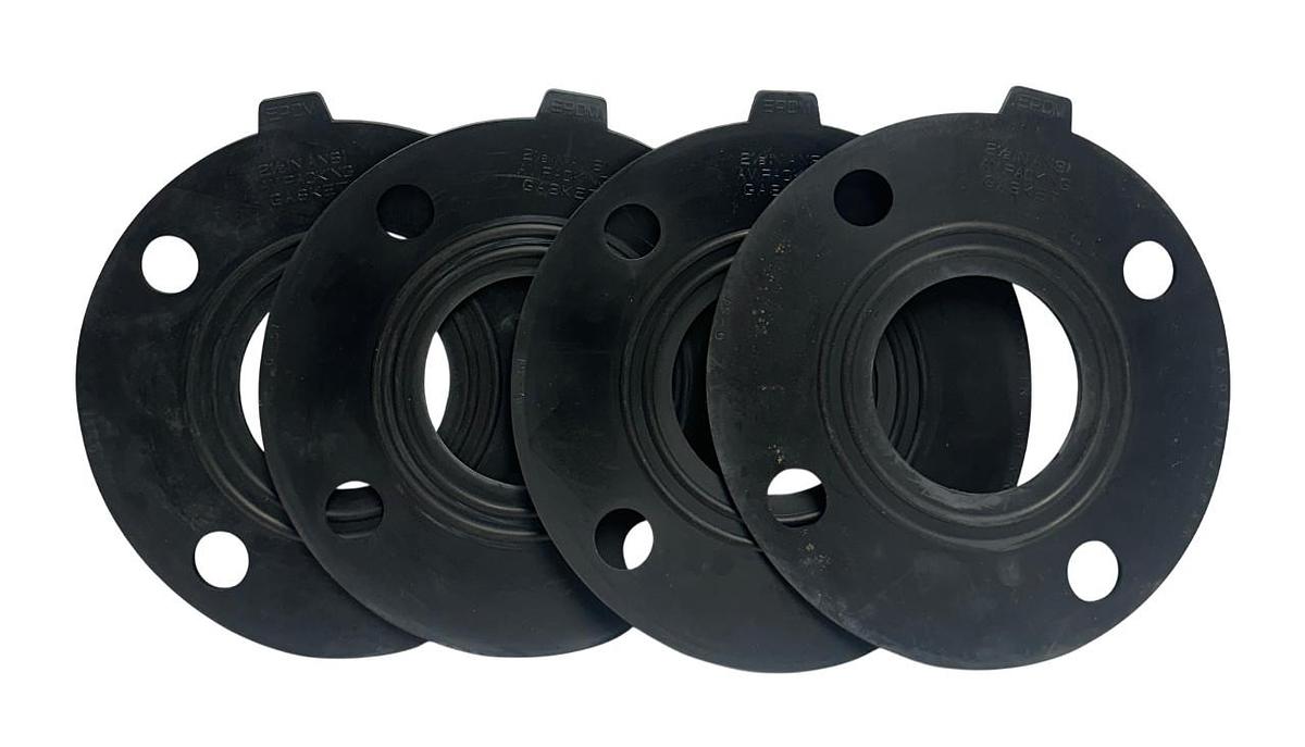 Used 4 ASAHI 2-1/2'' ANSI AV PACKING GASKETS OEM EPDM 3113025 G-S1 NSNP