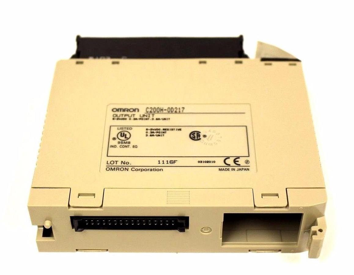 NIB OMRON C200H-OD217 OUTPUT MODULE 5-24VDC 0.3A/POINT, 3.6A/UNIT C200HOD217