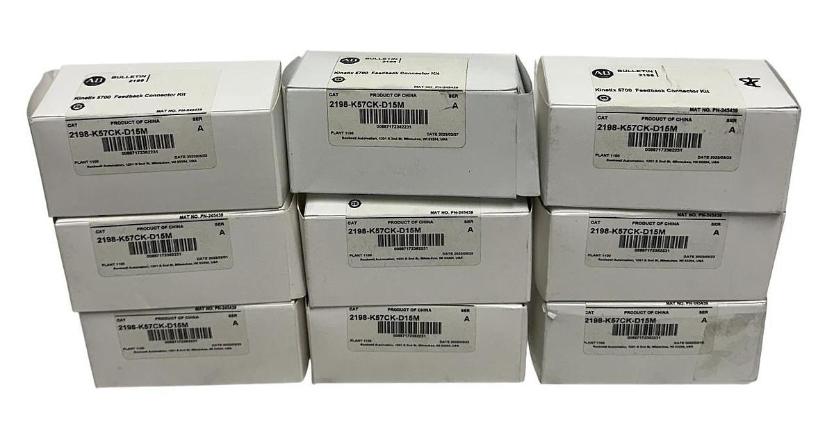 ALLEN BRADLEY 2198-K57CK-D15M /A Kinetix 5700 FEEDBACK CONNECTOR KIT OEM NSMP