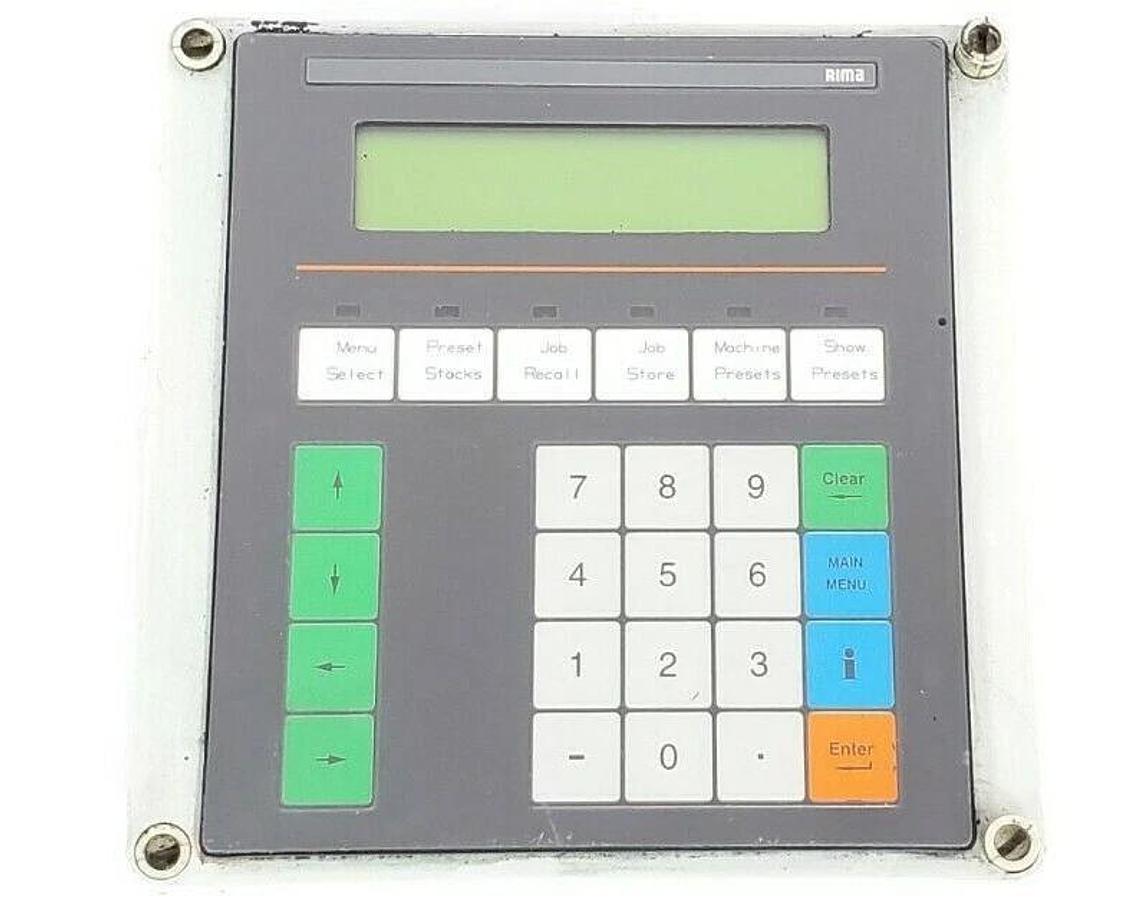 Used MITSUBISHI MTA-100/RIMA OPERATOR INTERFACE PANEL 00792A 9627-046 5V MTA100 RIMA