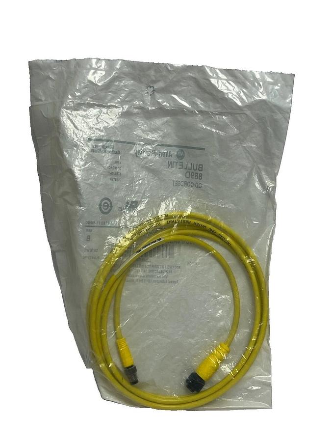 Allen-Bradley 889D-F4ABPM-2 DC Micro Cordset 4-Pin Female 2m 6.5ft Sealed