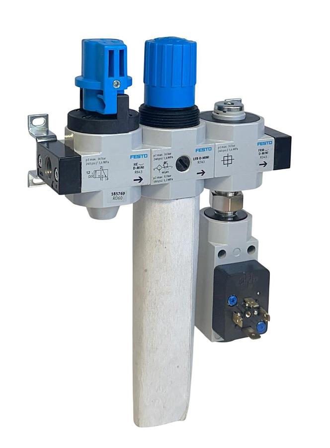 FESTO LFR-1/4-D-MINI-KF / 185769 AIR PREPARATION ASSEMBLY LFR SERIES MINI NSNP