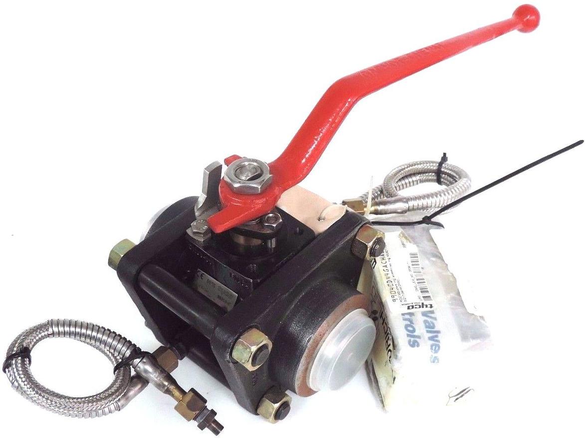 Used NEW TYCO 95310-F, 2" BALL VALVE DN65-50 PN64 V16ACIER, VHF-DN50-PN63, CAT III