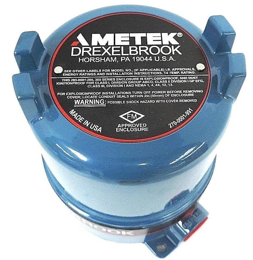 NEW AMETEK DREXELBROOK 285-0001-200 EXPLOSIONPROOF ENCLOSURE 270-0001-991