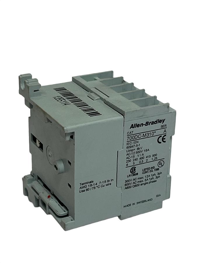 Used Allen Bradley 700DC-M310 Series A Miniature Control Relay 24V DC - New Surplus
