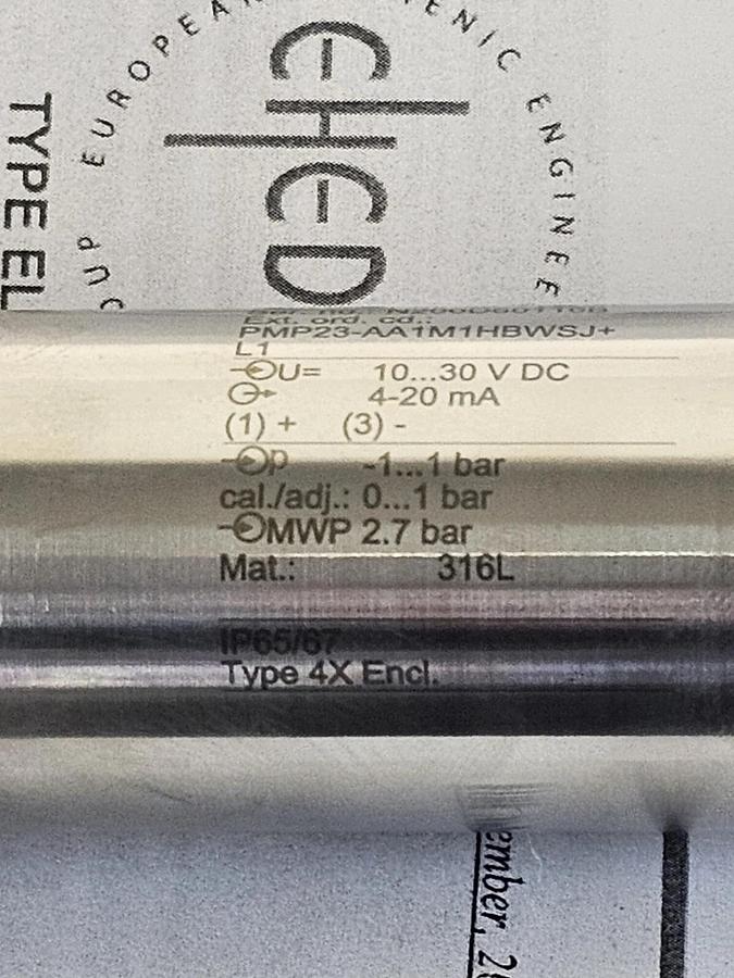NIB ENDRESS + HAUSER CERABAR PMP23 PRESSURE TRANSMITTER PMP23-41W3/0