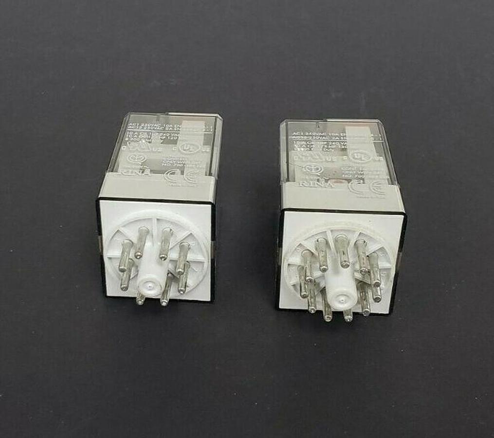 Used ALLEN BRADLEY 700-HA33Z24 SER. D & 700-HA32Z12 SER. D RELAYS