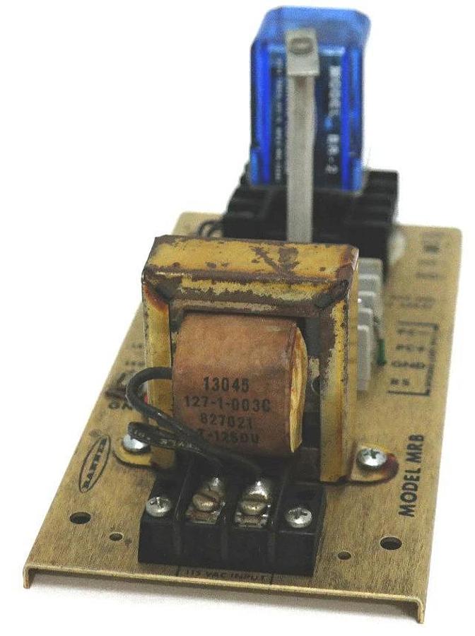 Used BANNER MRB PHOTOELECTRIC CHASSIS BASE W/ (1) RELAY BR-2
