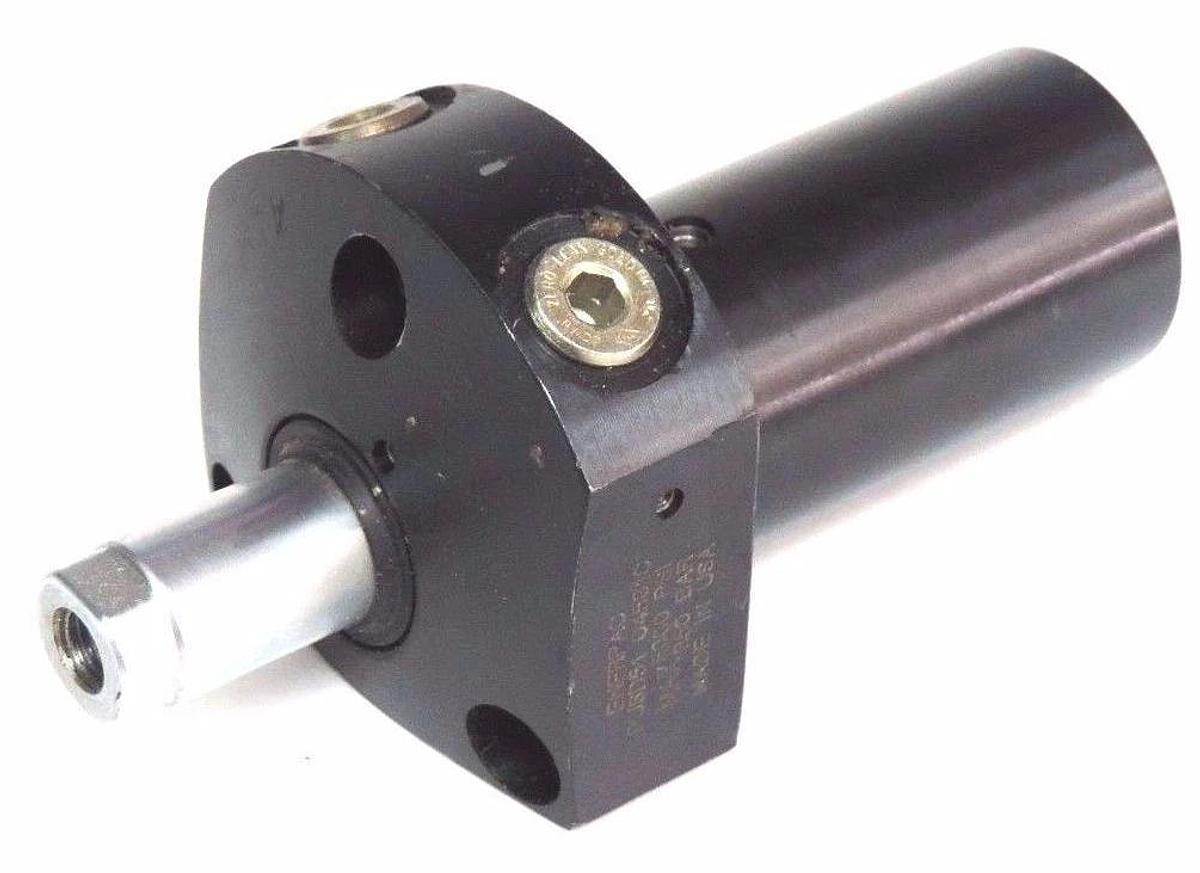 Used ENERPAC PUSD51 PULL CYLINDER UPPER FLANGE MODEL PU 5000 PSI MAX 350 BAR
