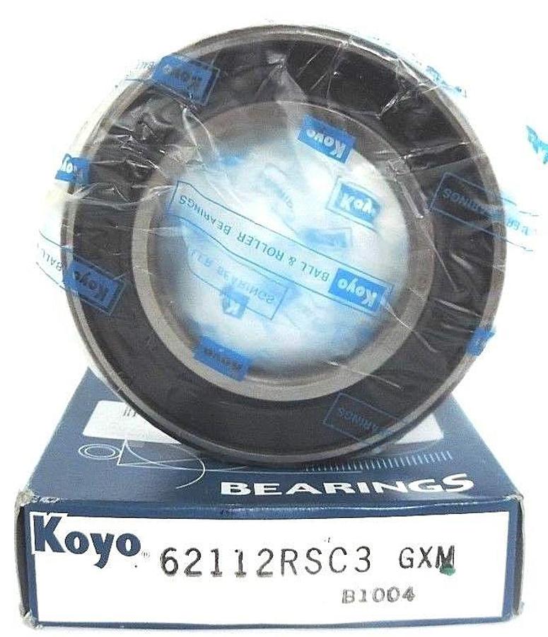 Used NIB KOYO 62112RSC3 BALL BEARING SHIELDED 55X100X21MM