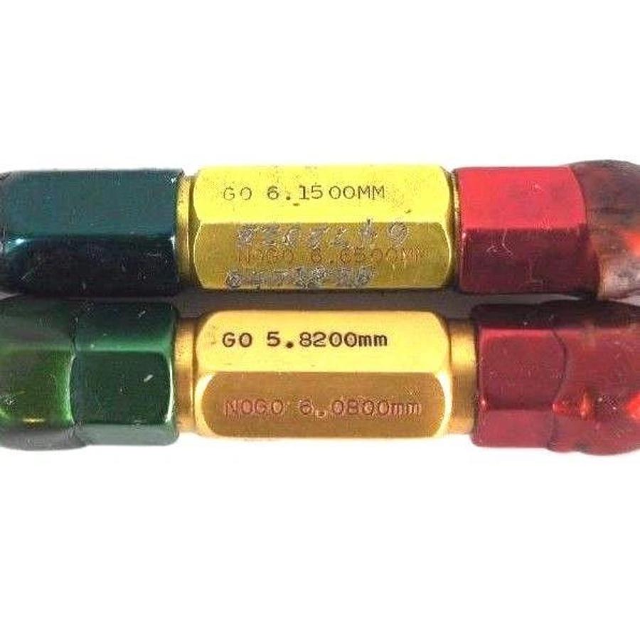 Used LOT OF 6 VAN KEUREN CO. PLUG GAGES