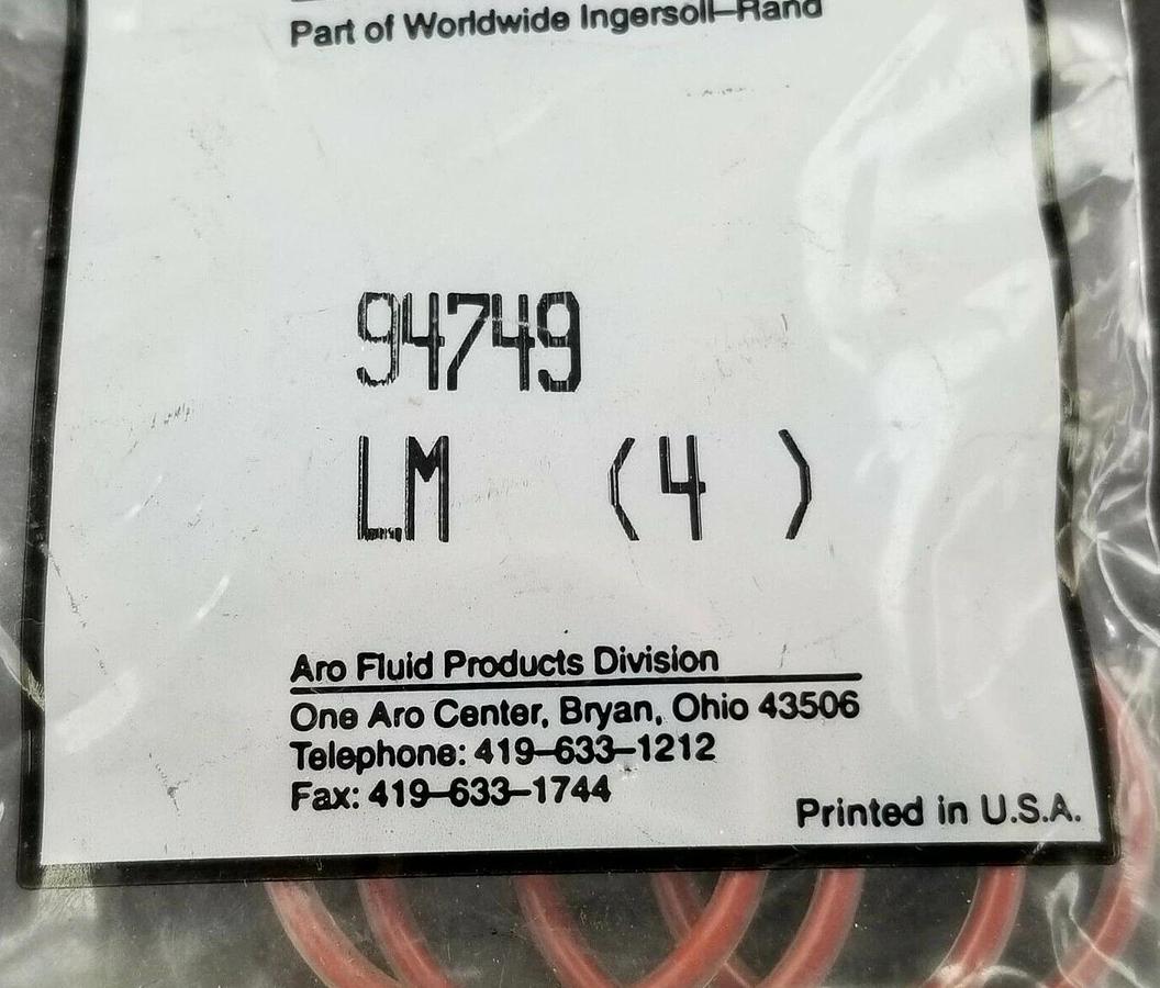 Used NEW BAG OF 4 ARO IR 94749 O-RINGS LM (4)