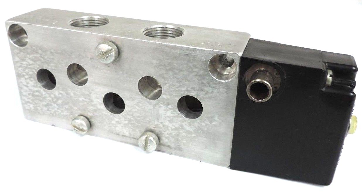 Used NEW VERSA 25-870-8160A SOLENOID VALVE C-962318 MANIFOLD BLOCK