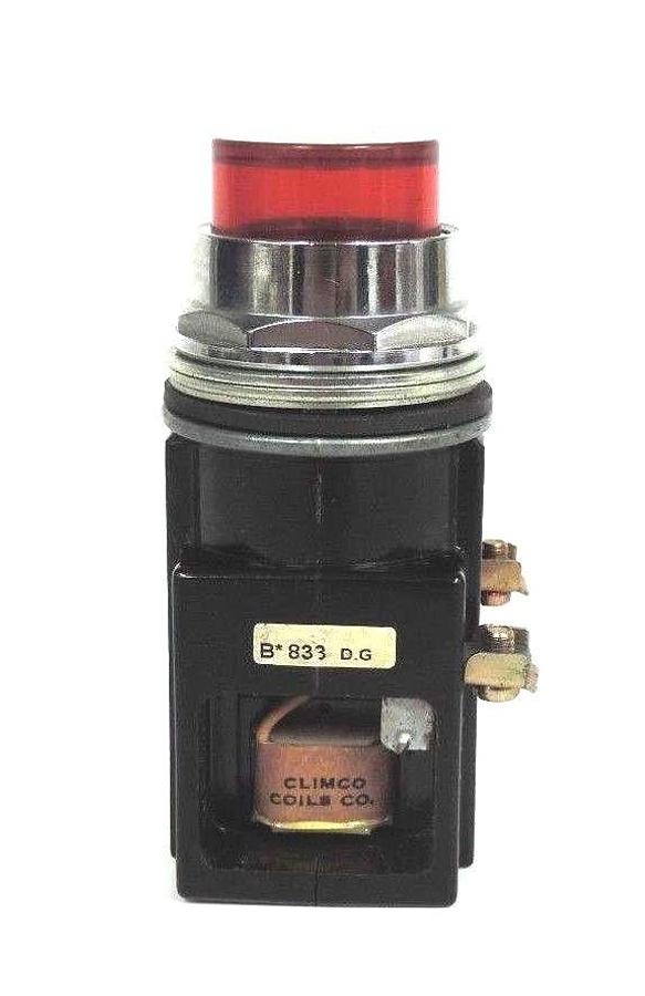 Used NEW SIEMENS 52PA4G2 PILOT LIGHT SER F 120 VAC RED