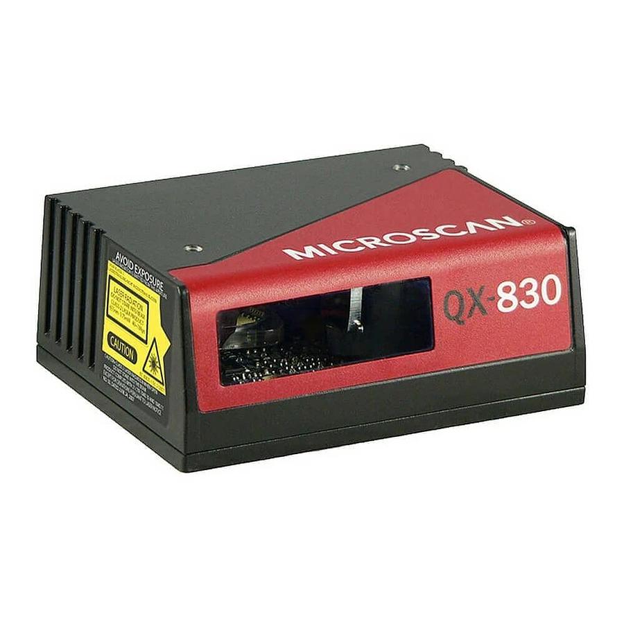 Used OMRON MICROSCAN FIS-0830-1004G QX-830 LASER BARCODE READER SERIAL+ENET NSFS