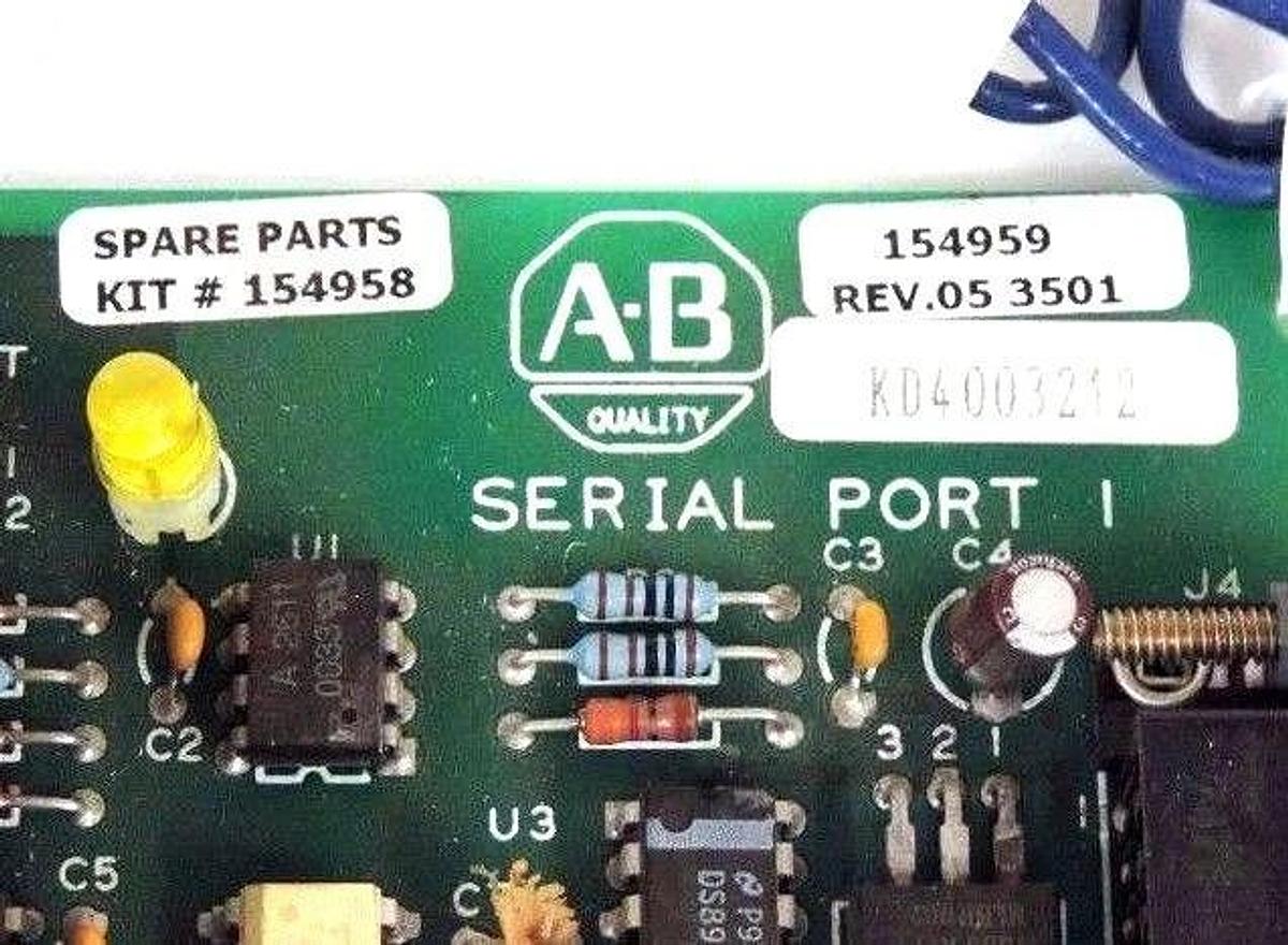 Used ALLEN BRADLEY 154959 REMOTE I/O PC BOARD REV 05 1336MODG2/D