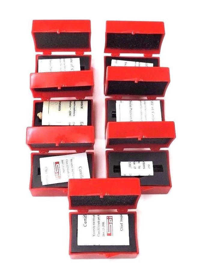 LOT OF 7 SPI CLASS ZZ PLUG GAGES CMI11098-31, CMI11098-30, CMI11092-242