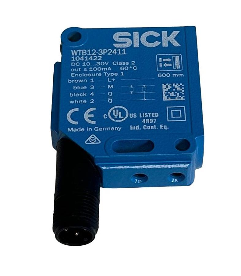 Used NEW SICK WTB12-3P2411 / 1041422 PHOTOELECTRIC PROXIMITY SENSOR 10-30VDC NSMP