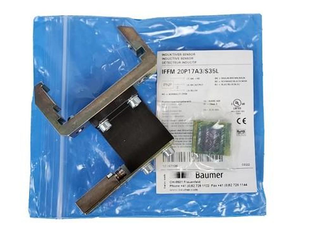 Used NEW BAUMER ELECTRIC IFFM 20P17A3/S35L INDUCTIVE PROXIMITY SWITCH