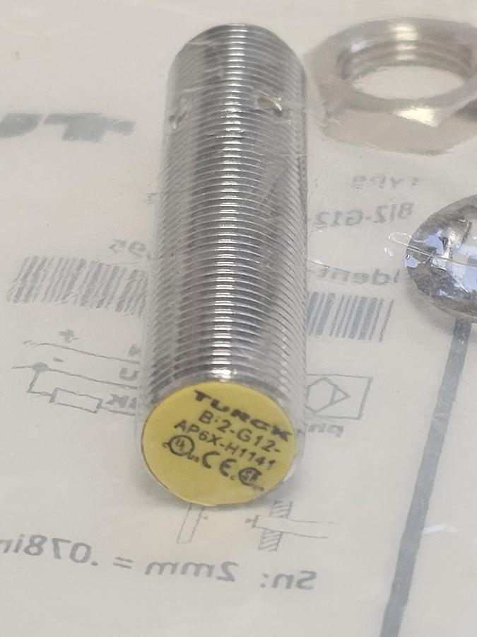 NEW TURCK BI2-G12-AP6X-H1141 PROXIMITY SENSOR 10-30VDC IDENT-NO. 4606595