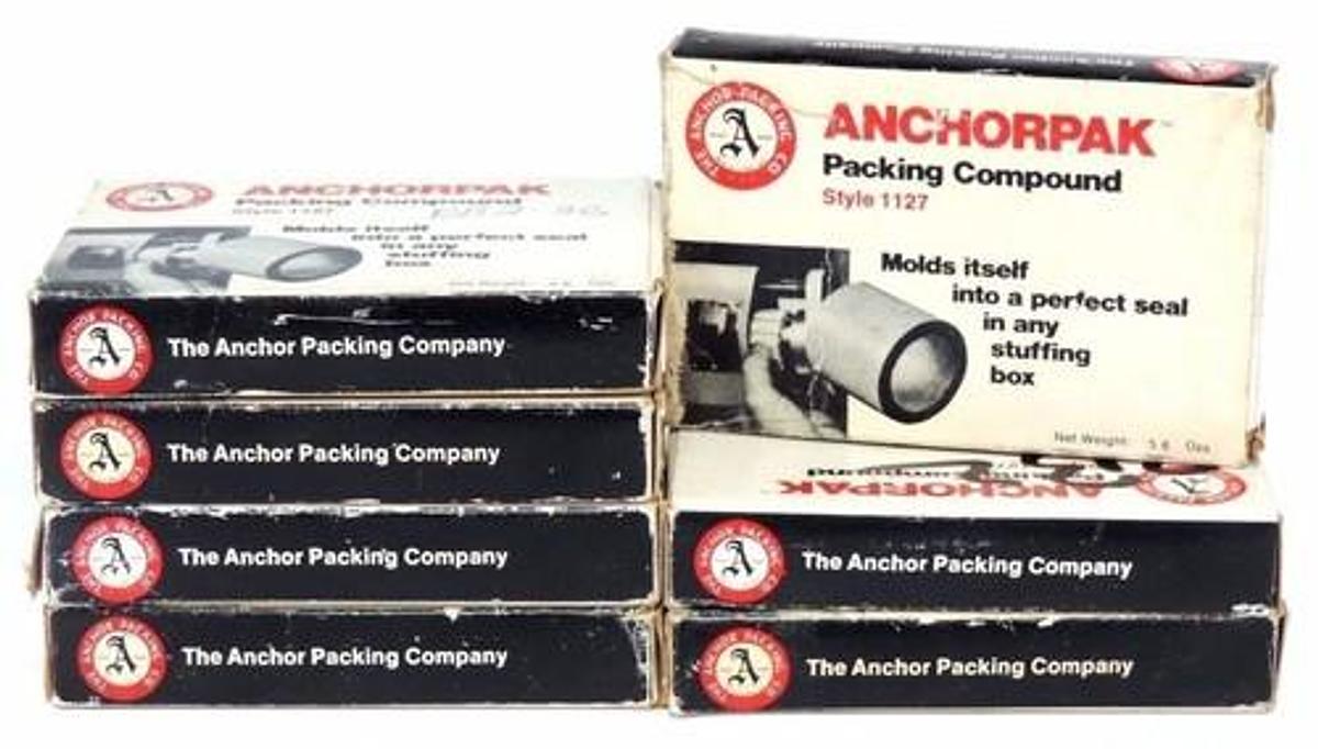 LOT OF 7 NIB ANCHORPAK SYLE 1127 PACKING COMPOUND KITS
