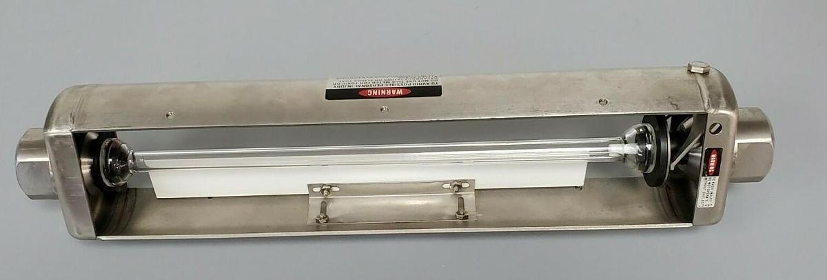 Used NEW WALLACE & TIERNAN 5210G02406XXI FLOW METER 0-100% 350PSI 180 DEG. F. MAX