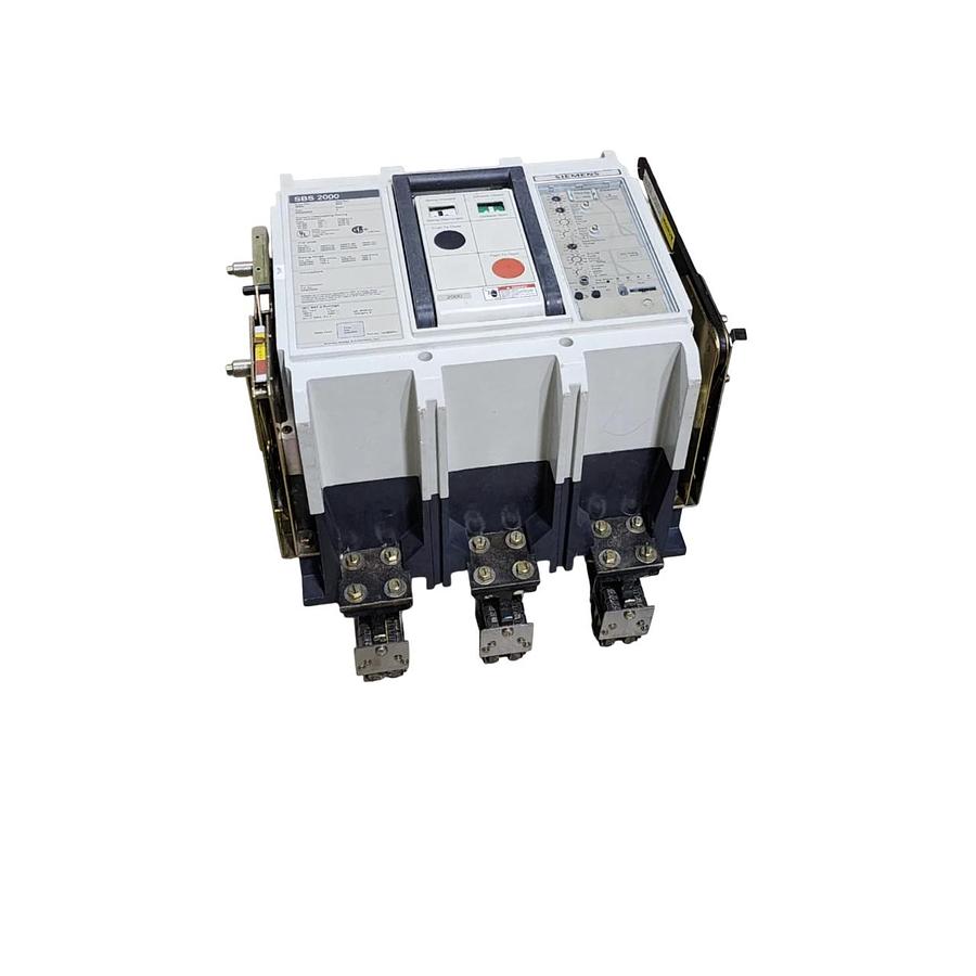 Used SIEMENS SBS2020DV / SBS2020 DRAWOUT BREAKER SBS 2000 W/2000A TRIP UNIT