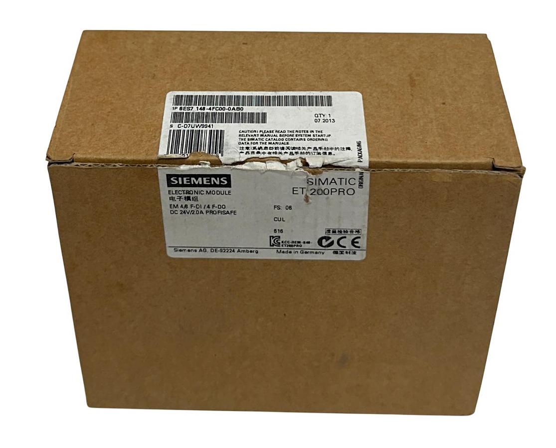 Used SIEMENS 6ES7 148-4FC00-0AB0 / 6ES71484FC000AB0 SIMATIC ET 200pro MODULE NSMP