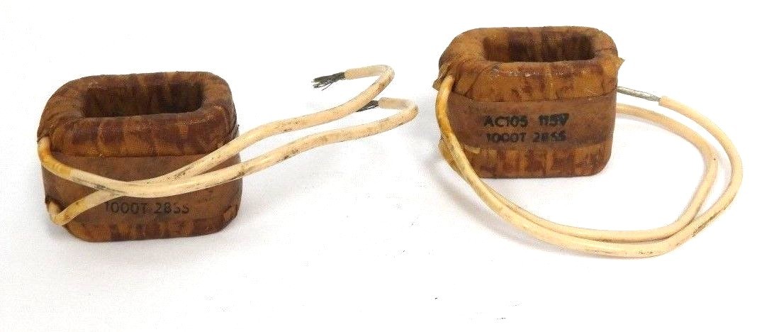 Used LOT OF 2 GENERIC 1000T-28SS COILS AC105 115V
