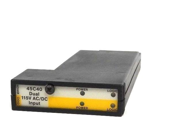 Used RELIANCE ELECTRIC 802811-R DUAL INPUT MODULE AUTO 115VAC/DC 802811R, 45C40