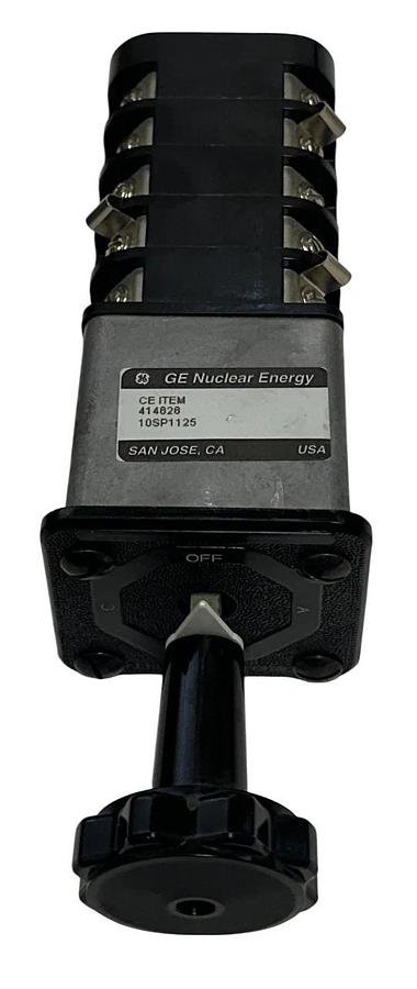 GE NUCLEAR 10SP1125 / TYPE SBM SWITCH ROTARY CAM SWITCH M97-03548 414828 NSNP