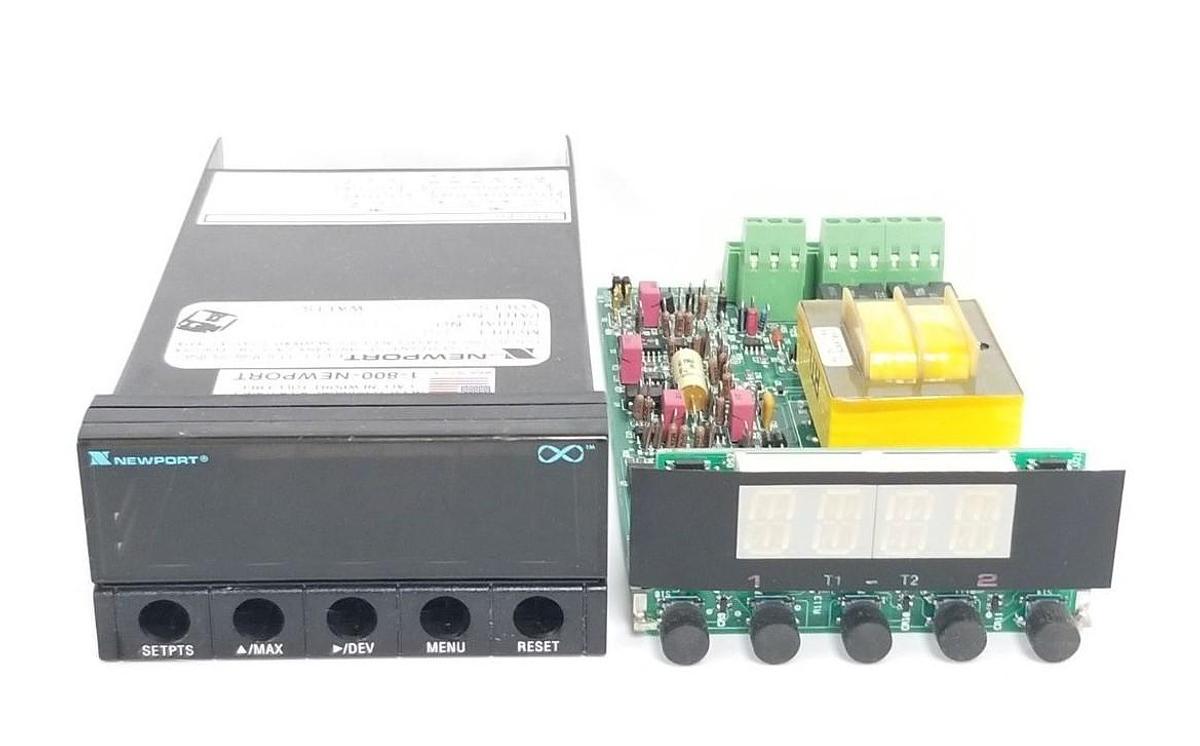 Used NEWPORT ELECTRONICS INFCR0 PANEL METER 115VAC, 6W, 11541PC-01 REV. A