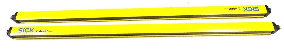 Used SET OF SICK C40E-1203AG300 (1027961) & C40S-1203AA300 (1027939) LIGHT CURTAINS