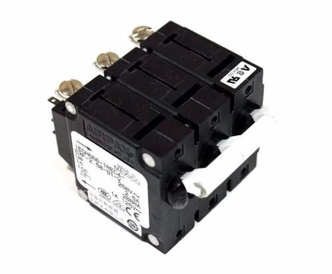 Used NEW AIRPAX IEGH666-1REC4-63F-2.50-91-V BREAKER IEGH666-1REC4 2.5AMP