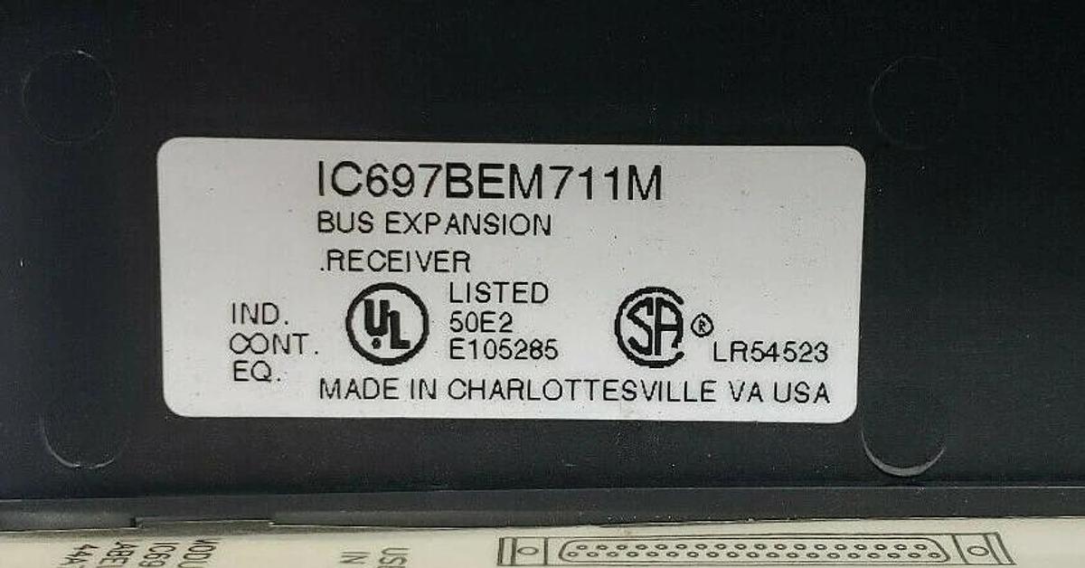 Used GE FANUC IC697BEM711M BUS RECEIVER MODULE 44A730231-G01